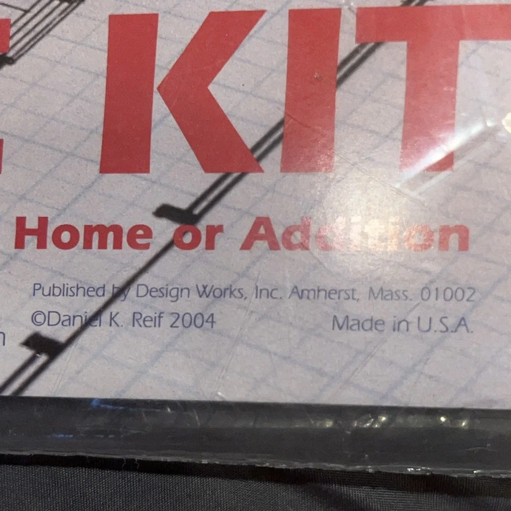 3-D‎ Home Kit by Daniel Reif 2004 Build Your Own Architecture Model 1/4 in Scale